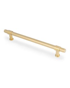 Satin Brass PVD 224mm Kingston Plain Pull Handle AW839P-224-SBPVD