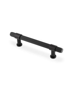 Matt Black Kingston Reeded Pull Handle-128mm c/c