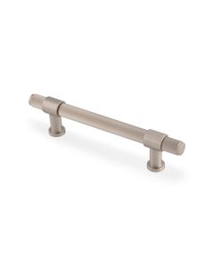 Satin Nickel PVD Kingston Reeded Pull Handle-128mm c/c