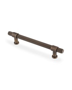 Antique Brass Kingston Reeded Pull Handle-160mm c/c