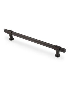 Dark Bronze PVD Kingston Reeded Pull Handle-224mm c/c