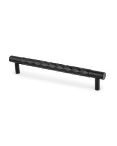 Alexander Wilks Black 160mm Diamond Cut Cabinet Handle
