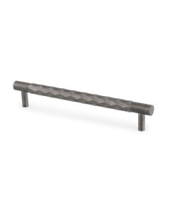 Alexander Wilks Dark Bronze PVD 160mm Diamond Cut Cabinet Handle
