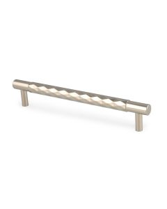 Alexander Wilks Polished Nickel PVD 160mm Diamond Cut Cabinet Handle