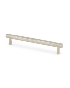 Alexander Wilks Satin Nickel 160mm Diamond Cut Cabinet Handle
