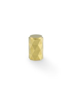 Alexander Wilks Satin Brass PVD Diamond Cut Knob | AW847-30-SBPVD