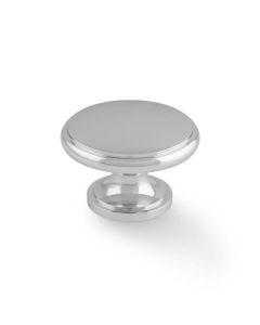 A&W Polished Chrome Cambridge Round Cupboard Knob | AW849-38-PC