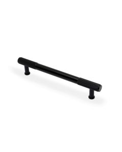 A&W Black Washington Reeded Pull Handle c/c 160mm | AW854R-160-BL