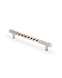 A&W Polished Nickel PVD Washington Reeded Pull Handle c/c 160mm | AW854R-160-PNPVD