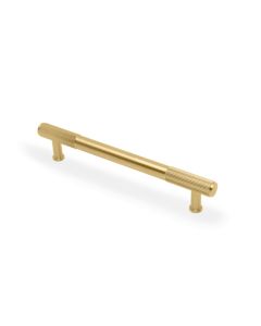 A&W Satin Brass PVD Washington Reeded Pull Handle c/c 160mm | AW854R-160-SBPVD