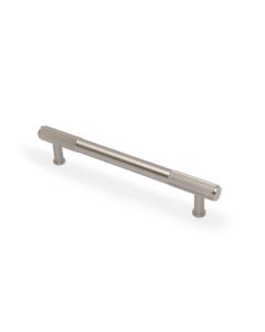 A&W Satin Nickel Washington Reeded Pull Handle c/c 160mm | AW854R-160-SN