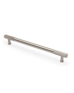 A&W Satin Nickel Washington Reeded Pull Handle c/c 224mm | AW854R-224-SN