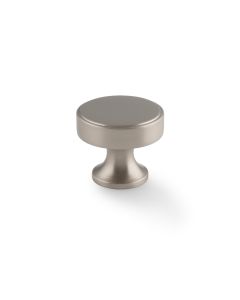 A&W Satin Nickel Havana Round Cupboard Knob | AW855-38-SN