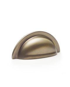 Alexander and Wilks Antique Brass Bardom Ridged Cup Handle | AW903AB