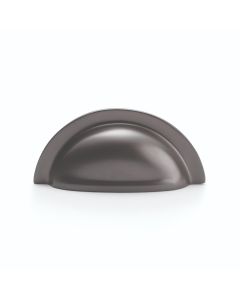 Alexander and Wilks Dark Bronze Bardom Ridged Cup Handle | AW903DBZ