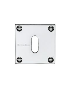 Polished Chrome Standard Key Escutcheon Square - BAU1556