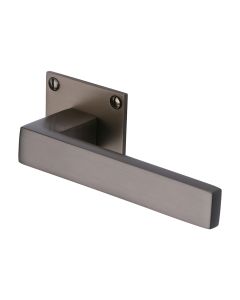 Matt Bronze Delta BH Door Handle on Square Rose