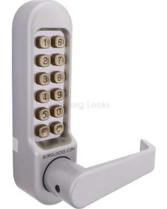 Borg  Satin Chrome BL5408 – Flat Bar Handle Keypad with Fittings