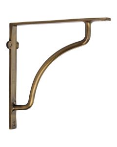 Heritage Brass Antique Brass Cable Shelf Bracket  |  BR2120 8-AT