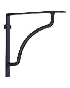 Heritage Brass Matt Black Cable Shelf Bracket  |  BR2120 8-BKMT