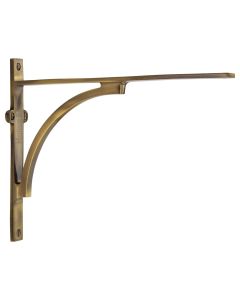 Heritage Brass Antique Brass Arch Shelf Bracket  |  BR2140 10-AT