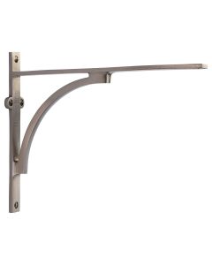 Heritage Brass Satin Nickel Arch Shelf Bracket  |  BR2140 10-SN