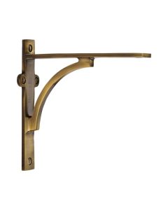 Heritage Brass Antique Brass Arch Shelf Bracket  |  BR2140 6-AT