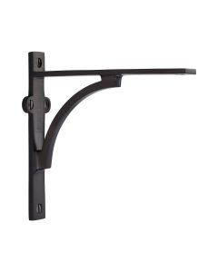 Heritage Brass Matt Bronze Arch Shelf Bracket  |  BR2140 6-MB