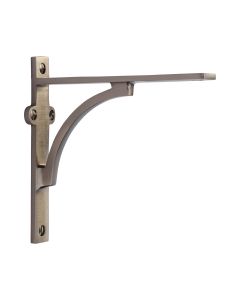 Heritage Brass Satin Nickel Arch Shelf Bracket  |  BR2140 6-SN