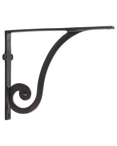 Heritage Brass Matt Bronze Ornate Shelf Bracket  |  BR2170 10-MB