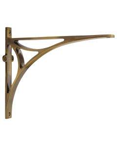 Heritage Brass Antique Brass Bridge Shelf Bracket  |  BR2190 10-AT