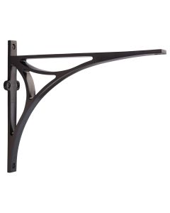 Heritage Brass Matt Bronze Bridge Shelf Bracket  |  BR2190 10-MB