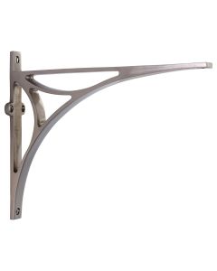 Heritage Brass Satin Nickel Bridge Shelf Bracket  |  BR2190 10-SN