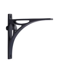 Heritage Brass Matt Black Bridge Shelf Bracket  |  BR2190 6-BKMT