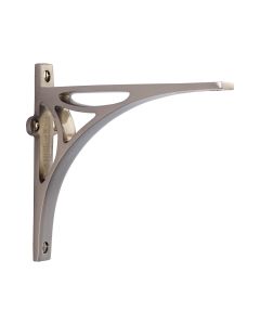 Heritage Brass Satin Nickel Bridge Shelf Bracket  |  BR2190 6-SN