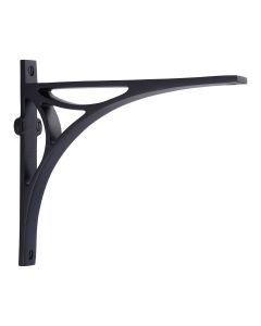 Heritage Brass Matt Black Bridge Shelf Bracket  |  BR2190 8-BKMT