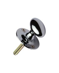 Polished Chrome Thumbturn w/o Bolt for Bathroom or Bedroom Doors