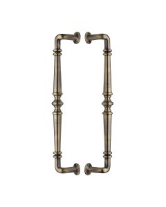 Heritage Brass Antique Brass Avon Back to Back Door Pull Handle 390mm