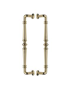 Heritage Brass Polished Brass Avon Back to Back Door Pull Handle 390mm