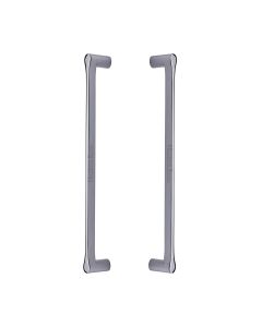 Heritage Brass Polished Chrome Gio Back to Back Door Pull Handle 332mm