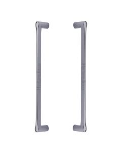 Heritage Brass Polished Chrome Gio Back to Back Door Pull Handle 484mm