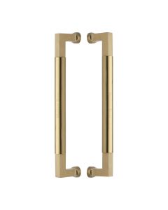 Heritage Brass Satin Brass Bauhaus Back to Back Door Pull Handle 330mm