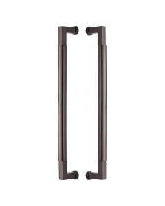Heritage Brass Matt Bronze Bauhaus Back to Back Door Pull Handle 483mm