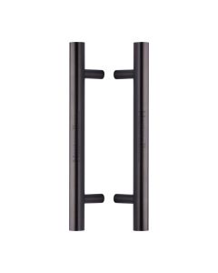 Heritage Brass Matt Bronze T Bar Back to Back Door Pull Handle 305mm