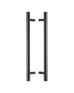 Heritage Brass Matt Bronze T Bar Back to Back Door Pull Handle 457mm