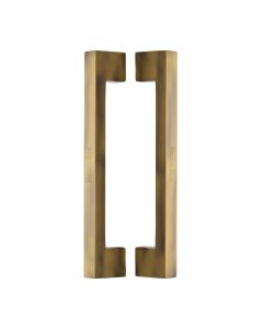 Heritage Brass Antique Brass Urban Back to Back Door Pull Handle 305mm