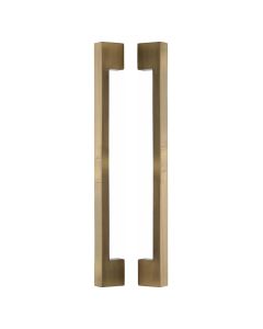 Heritage Brass Antique Brass Urban Back to Back Door Pull Handle 457mm