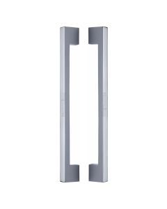Heritage Brass Polished Chrome Urban Back to Back Door Pull Handle 457mm
