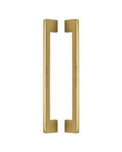 Heritage Brass Polished Brass Urban Back to Back Door Pull Handle 457mm