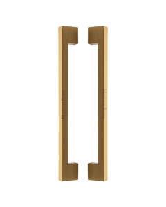 Heritage Brass Satin Brass Urban Back to Back Door Pull Handle 457mm